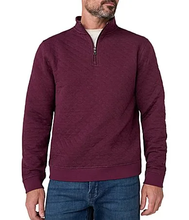 Quarter Zip Quilted Pullover by Liverpool Los Angeles