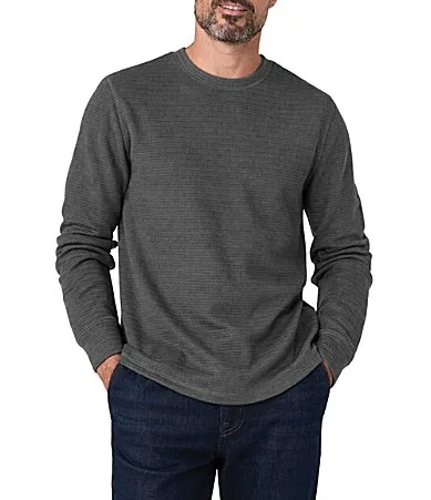 Long Sleeve Crew Neck Thermal T-Shirt by Liverpool Los Angeles