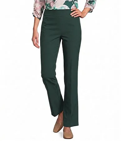 Straight Leg Pull-On Ponte Pants by Allison Daley