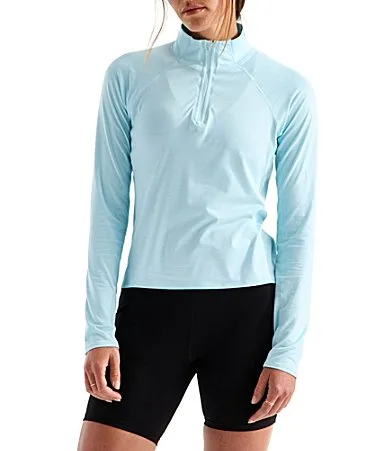 Jaida Stand Collar Quarter Zip Top by The North Face