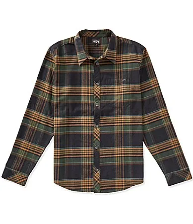 Coastline Tartan Plaid Flannel Shirt by Billabong
