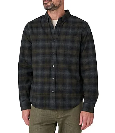 Relaxed Fit Plaid Woven Shirt by Liverpool Los Angeles