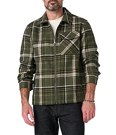 Plaid Flap Pocket Jacket by Liverpool Los Angeles