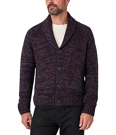 Shawl Collar Textured Knit Cardigan by Liverpool Los Angeles