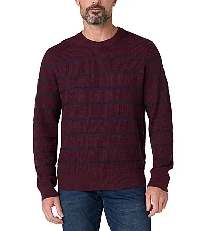 Horizontal Stripe Knit Sweater by Liverpool Los Angeles