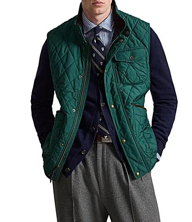 The Beaton Quilted Utility Vest by Polo Ralph Lauren
