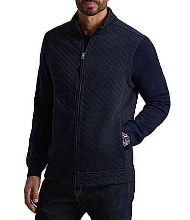 Micro-Diamond Quilted Double-Knit Jersey Vest by Polo Ralph Lauren