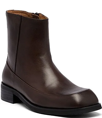 Admiral Square Toe Side Zip Boots by Marc Nolan