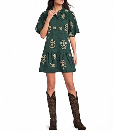Athena Puff Sleeve Dress by Jmarie