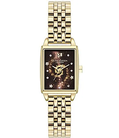 Olivia Burton Celestial Townhouse Quartz Analog Gold Tone Stainless Steel Bracelet Watch by Burton