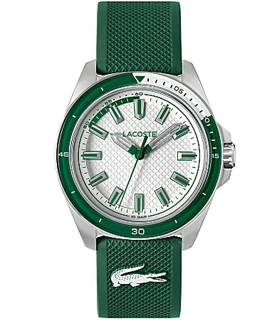 Capbreton Quartz Three Hand Silicone Strap Watch by Lacoste