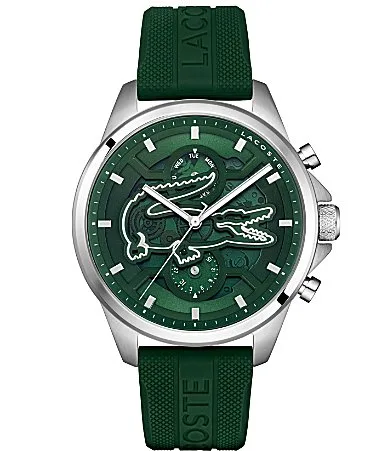 Arthor Multifunction Silicone Strap Watch by Lacoste
