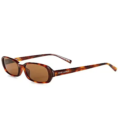 Yves Saint Laurent SL872 Erin 52mm Rectangle Sunglasses by Saint Laurent