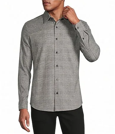 The Legend Collection Slim Fit Pieced Woven Shirt by Murano