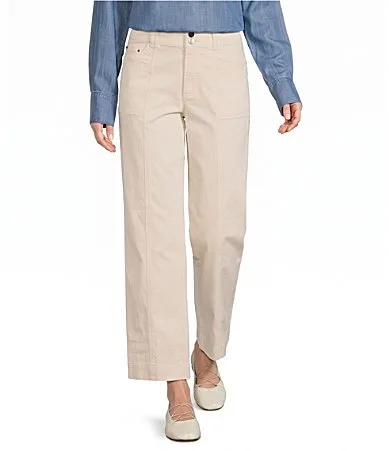 Tru Luxe Jeans Velveteen Cropped Wide Leg Pants by Tru Luxe Jeans