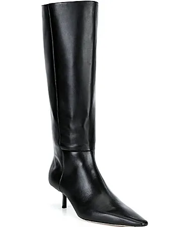 Antonio Melani Lance Leather Tall Shaft Low Heel Boots by Antonio Melani
