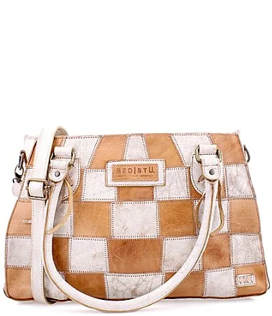 Rockababy Checkered Satchel Bag by Bed Stu