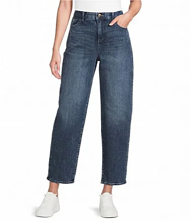 High Rise Barrel Leg Jeans by Westbound