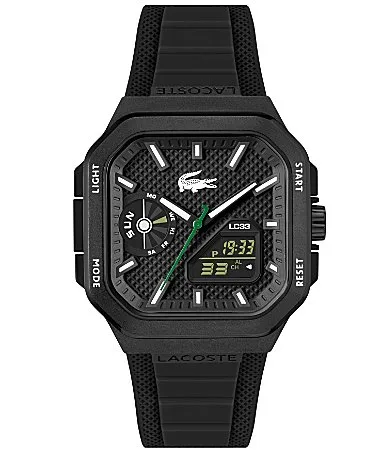 LC33S Ana-Digi Silicone Strap Watch by Lacoste