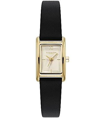 Olivia Burton Mini Grove Quartz Analog Leather Strap Watch by Burton