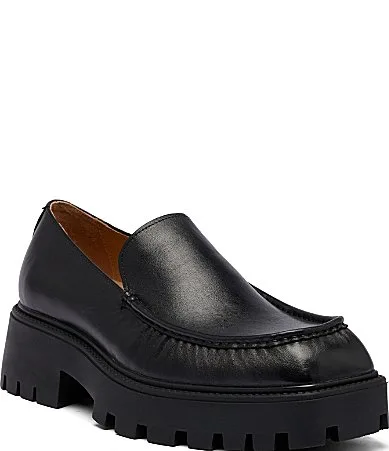 Mercer Pleated Lug Loafers by Marc Nolan