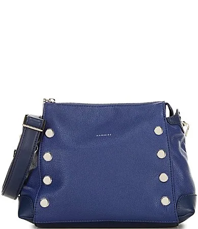 Bryant Medium Silver Studded Shoulder Bag by Hammitt