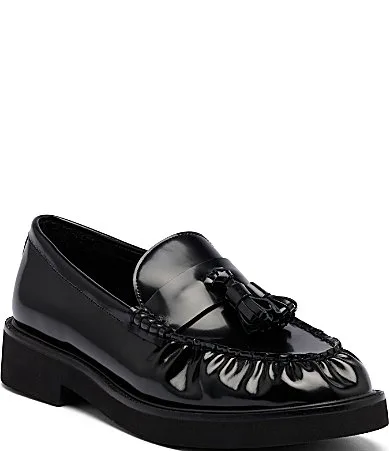 Ella Leather Tassel Loafers by Marc Nolan