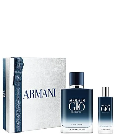 Giorgio Armani Acqua Di Gio Profondo Eau De Parfum Holiday 2-Piece Gift Set by Armani