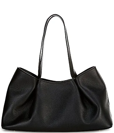 Dimple Medium Pebbled Leather Tote Bag by Elleme Paris