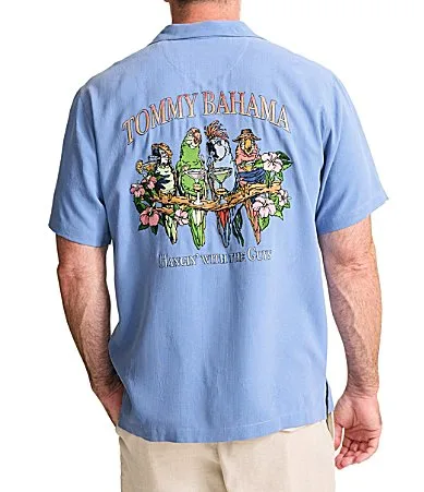 Hangin with the Guys Short Sleeve Woven Camp Shirt by Tommy Bahama