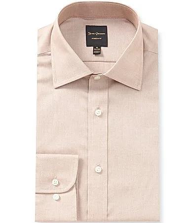 Modern Fit Solid Dress Shirt by Hickey Freeman