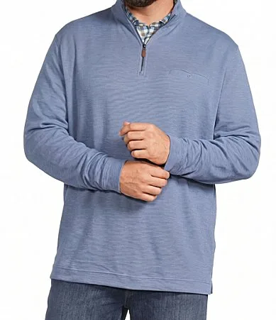 Flame Stitch Quarter-Zip Pullover by Johnnie-O