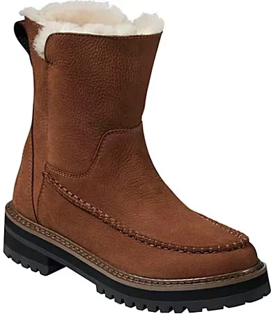 Camden Hill Water-Resistant Leather Moto Boots by L.L. Bean