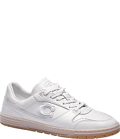Soft Soho Logo Lace Up Leather Sneakers by Coach