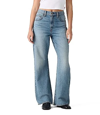 Mid Rise Cinch Flare Jeans by Levi's