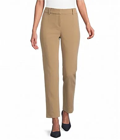 Double Twill Straight Leg Pants by Investments