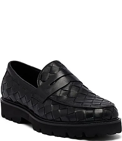 Adler Woven Penny Loafers by Marc Nolan