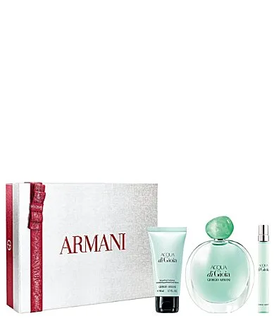Giorgio Armani Acqua Di Gioia Eau De Parfum Holiday 3-Piece Gift Set by Armani