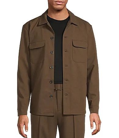 Peshi Regular Fit Overshirt by Reiss