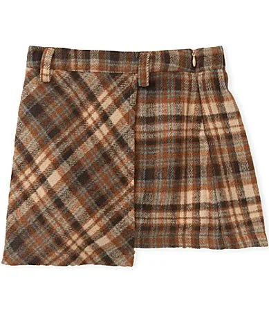 Plaid Wrap Skort by A Loves a