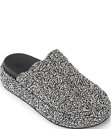 Bryn Static Ripple Crochet Clogs by The Sak
