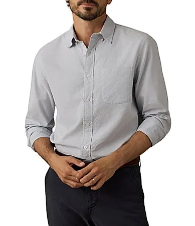 Laundered Oxford Long Sleeve Woven Shirt by Faherty