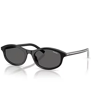 PR D17S 52mm Oval Sunglasses by Prada