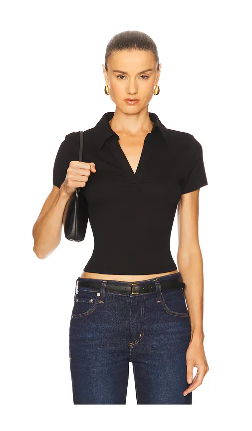 Terri Polo Top by All the Ways