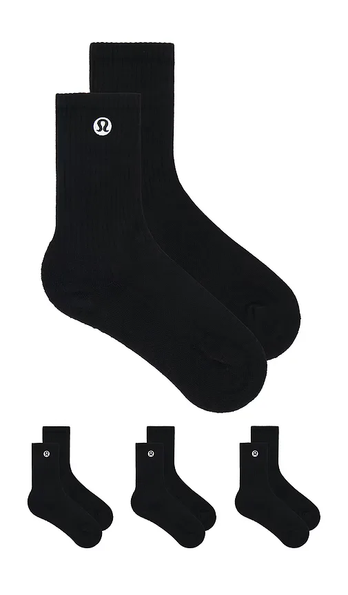 Daily Essential Socks 3 Pair by Lululemon