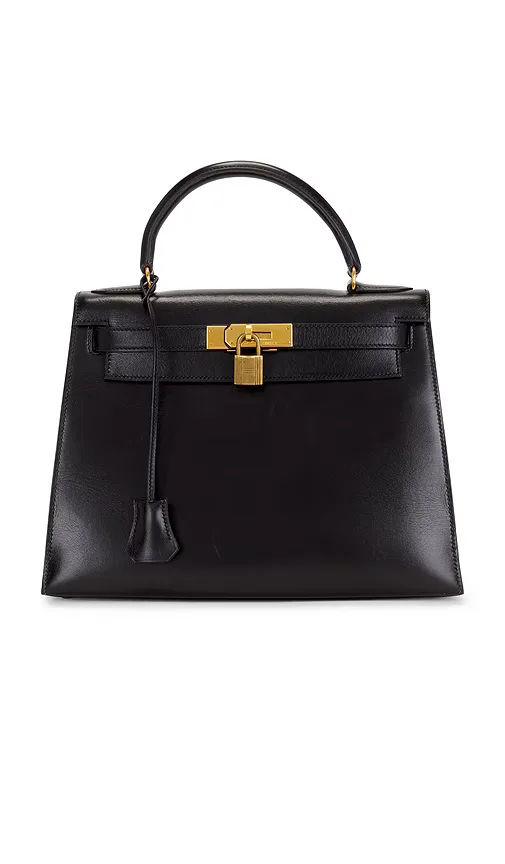 Hermes Box Kelly 28 Sellier Handbag by Fwrd Renew