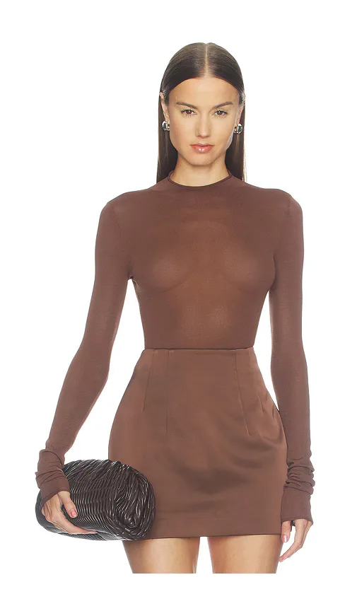 Pauline Mock Neck Sweater by Camila Coelho