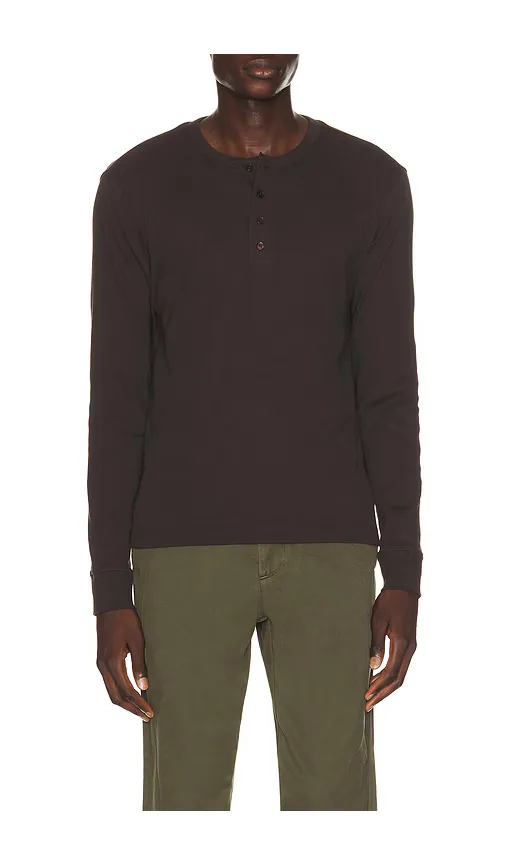 Long Sleeve Henley Shirt by Vince