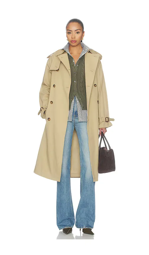 Cotton Twill Lined Trench by Polo Ralph Lauren