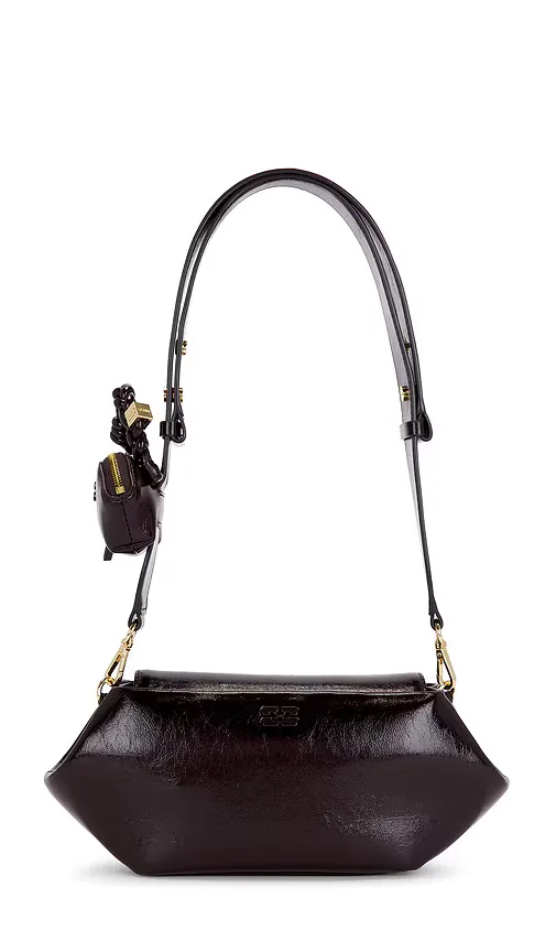 Bou East West Deep Shine Bag by GANNI